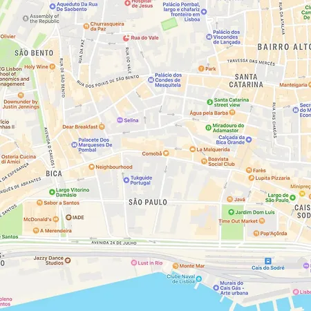 Appartement Furnished Sao Bento 1 Bedroom 1ba Lisboa